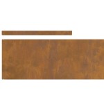 vidaXL Împrejmuire pentru gazon Ruginit 450 x 20 cm vidaXL Împrejmuire pentru gazon Ruginit 450 x 20 cm