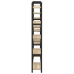 vidaXL Raft pentru cărți Stejar sonoma 156 x 25 x 167.5 cm vidaXL Raft pentru cărți Stejar sonoma 156 x 25 x 167.5 cm