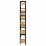 vidaXL Raft pentru cărți stejar artizanal 156 x 25 x 167.5 cm