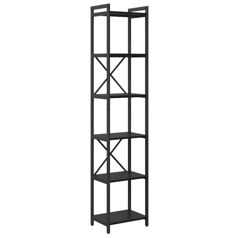 vidaXL Bibliotecă Stejar negru 40 x 30 x 188 cm Lemn compozit