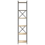 vidaXL Bibliotecă Stejar sonoma 40 x 30 x 188 cm Lemn compozit vidaXL Bibliotecă Stejar sonoma 40 x 30 x 188 cm Lemn compozit