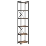 vidaXL Bibliotecă Stejar afumat 40 x 30 x 188 cm Lemn compozit