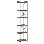 vidaXL Bibliotecă Stejar afumat 40 x 30 x 188 cm Lemn compozit