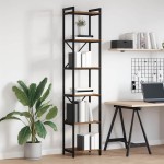 vidaXL Bibliotecă Lemn vechi 40 x 30 x 188 cm Lemn compozit