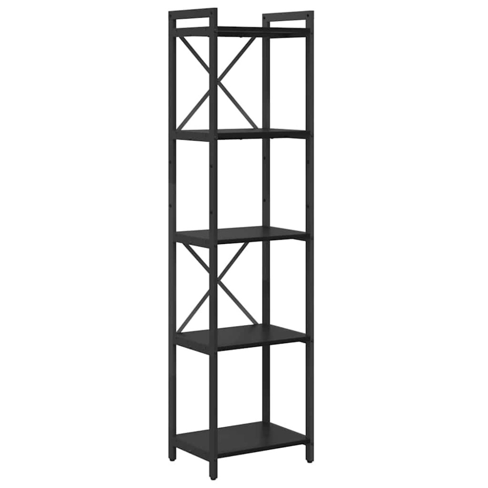 vidaXL Bibliotecă Stejar negru 40 x 30 x 153 cm Lemn compozit