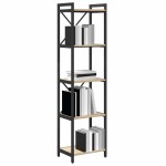 vidaXL Bibliotecă Stejar sonoma 40 x 30 x 153 cm Lemn compozit vidaXL Bibliotecă Stejar sonoma 40 x 30 x 153 cm Lemn compozit
