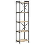 vidaXL Bibliotecă Stejar sonoma 40 x 30 x 153 cm Lemn compozit vidaXL Bibliotecă Stejar sonoma 40 x 30 x 153 cm Lemn compozit
