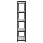 vidaXL Bibliotecă sonoma gri 40 x 30 x 153 cm Lemn compozit
