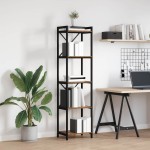 vidaXL Bibliotecă Lemn vechi 40 x 30 x 153 cm Lemn compozit