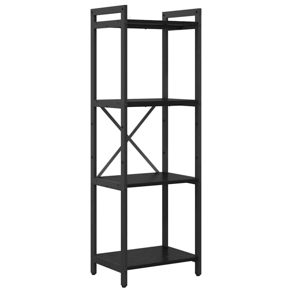vidaXL Bibliotecă Stejar negru 40 x 30 x 118 cm Lemn compozit