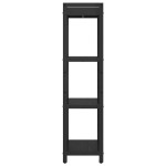 vidaXL Bibliotecă Stejar negru 40 x 30 x 118 cm Lemn compozit vidaXL Bibliotecă Stejar negru 40 x 30 x 118 cm Lemn compozit