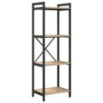 vidaXL Bibliotecă Stejar sonoma 40 x 30 x 118 cm Lemn compozit vidaXL Bibliotecă Stejar sonoma 40 x 30 x 118 cm Lemn compozit