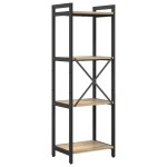 vidaXL Bibliotecă Stejar sonoma 40 x 30 x 118 cm Lemn compozit vidaXL Bibliotecă Stejar sonoma 40 x 30 x 118 cm Lemn compozit