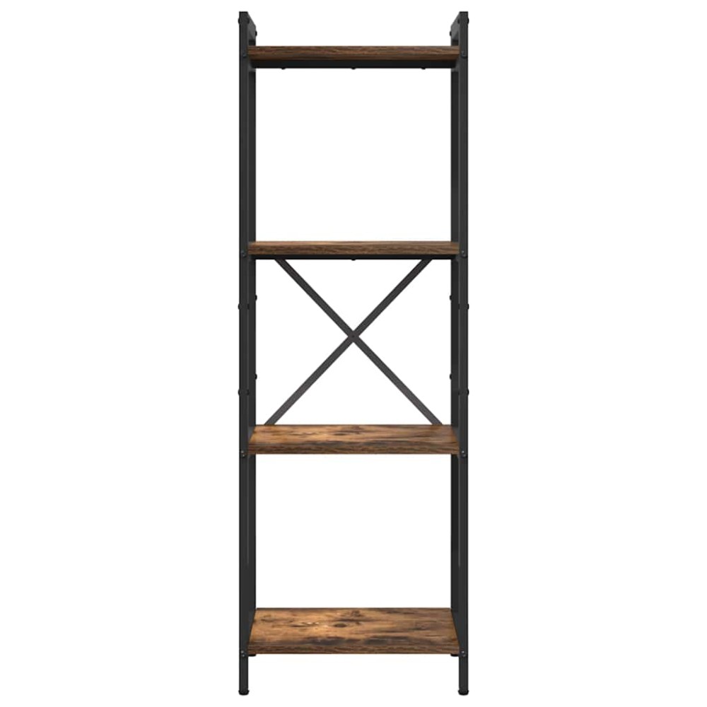 vidaXL Bibliotecă Stejar afumat 40 x 30 x 118 cm Lemn compozit