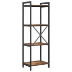 vidaXL Bibliotecă Stejar afumat 40 x 30 x 118 cm Lemn compozit