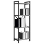 vidaXL Bibliotecă sonoma gri 40 x 30 x 118 cm Lemn compozit