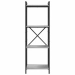 vidaXL Bibliotecă sonoma gri 40 x 30 x 118 cm Lemn compozit