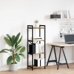 vidaXL Bibliotecă stejar artizanal 40 x 30 x 118 cm Lemn compozit