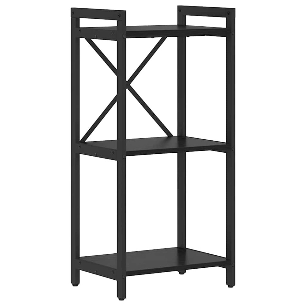 vidaXL Bibliotecă Stejar negru 40 x 30 x 83 cm Lemn compozit