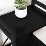 vidaXL Bibliotecă Stejar negru 40 x 30 x 83 cm Lemn compozit vidaXL Bibliotecă Stejar negru 40 x 30 x 83 cm Lemn compozit
