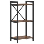 vidaXL Bibliotecă Stejar afumat 40 x 30 x 83 cm Lemn compozit