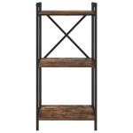vidaXL Bibliotecă Stejar afumat 40 x 30 x 83 cm Lemn compozit