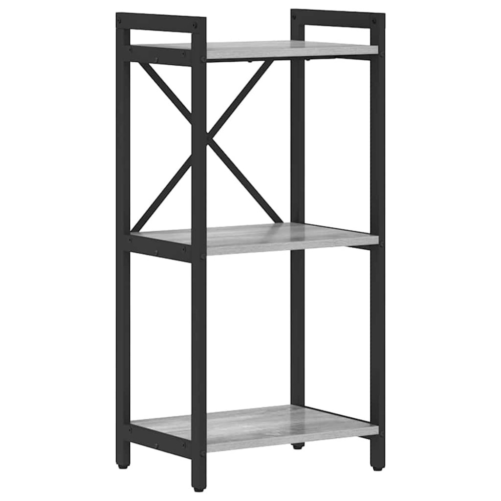vidaXL Bibliotecă sonoma gri 40 x 30 x 83 cm Lemn compozit