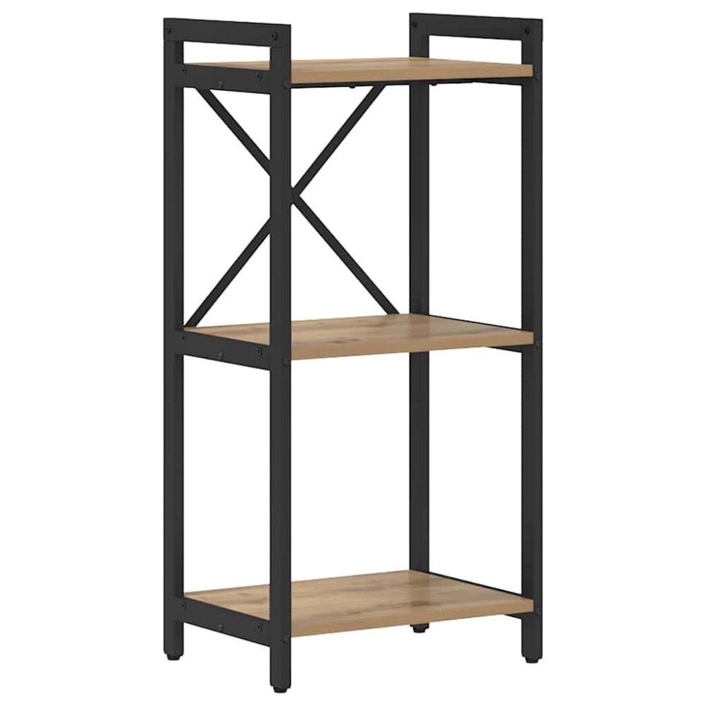vidaXL Bibliotecă stejar artizanal 40 x 30 x 83 cm Lemn compozit