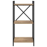 vidaXL Bibliotecă stejar artizanal 40 x 30 x 83 cm Lemn compozit