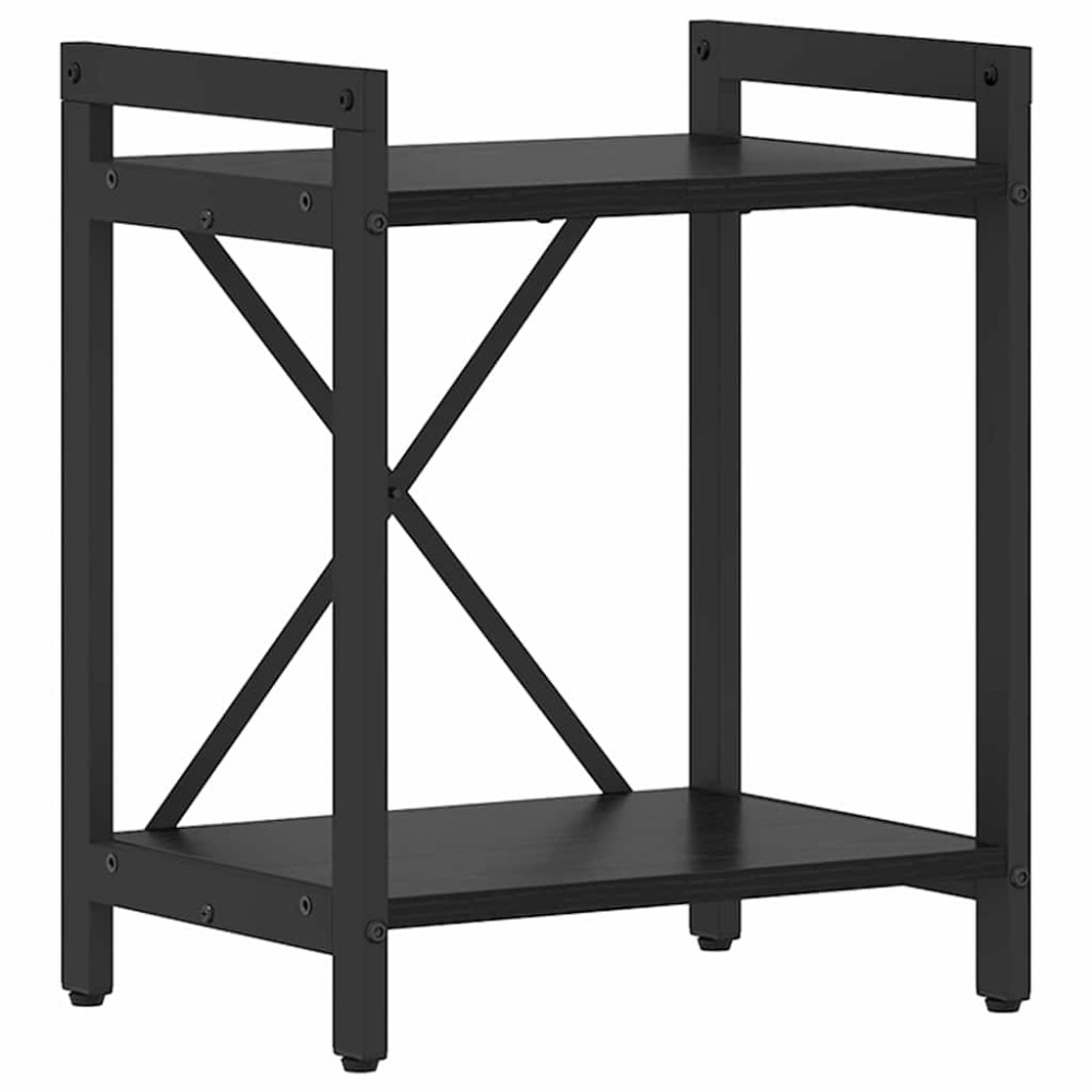 vidaXL Bibliotecă Stejar negru 40 x 30 x 48.5 cm Lemn compozit