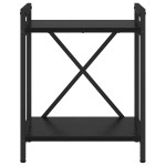 vidaXL Bibliotecă Stejar negru 40 x 30 x 48.5 cm Lemn compozit vidaXL Bibliotecă Stejar negru 40 x 30 x 48.5 cm Lemn compozit