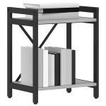 vidaXL Bibliotecă sonoma gri 40 x 30 x 48.5 cm Lemn compozit