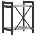 vidaXL Bibliotecă sonoma gri 40 x 30 x 48.5 cm Lemn compozit