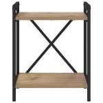 vidaXL Bibliotecă stejar artizanal 40 x 30 x 48.5 cm Lemn compozit