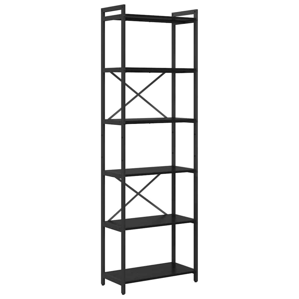 vidaXL Bibliotecă Stejar negru 60 x 30 x 188 cm Lemn compozit
