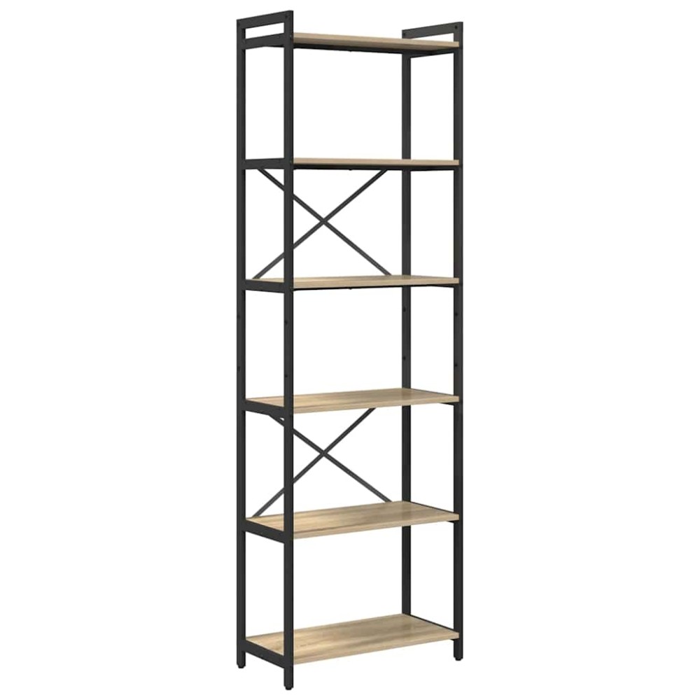 vidaXL Bibliotecă Stejar sonoma 60 x 30 x 188 cm Lemn compozit