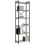 vidaXL Bibliotecă Stejar sonoma 60 x 30 x 188 cm Lemn compozit vidaXL Bibliotecă Stejar sonoma 60 x 30 x 188 cm Lemn compozit