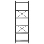 vidaXL Bibliotecă sonoma gri 60 x 30 x 188 cm Lemn compozit