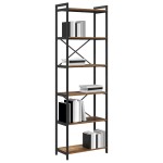 vidaXL Bibliotecă Lemn vechi 60 x 30 x 188 cm Lemn compozit