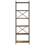 vidaXL Bibliotecă Lemn vechi 60 x 30 x 188 cm Lemn compozit