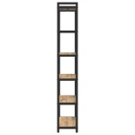 vidaXL Bibliotecă stejar artizanal 60 x 30 x 188 cm Lemn compozit