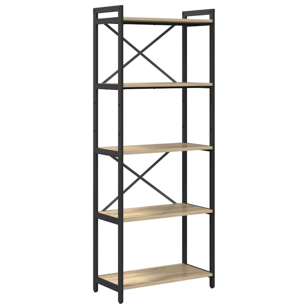 vidaXL Bibliotecă Stejar sonoma 60 x 30 x 153 cm Lemn compozit