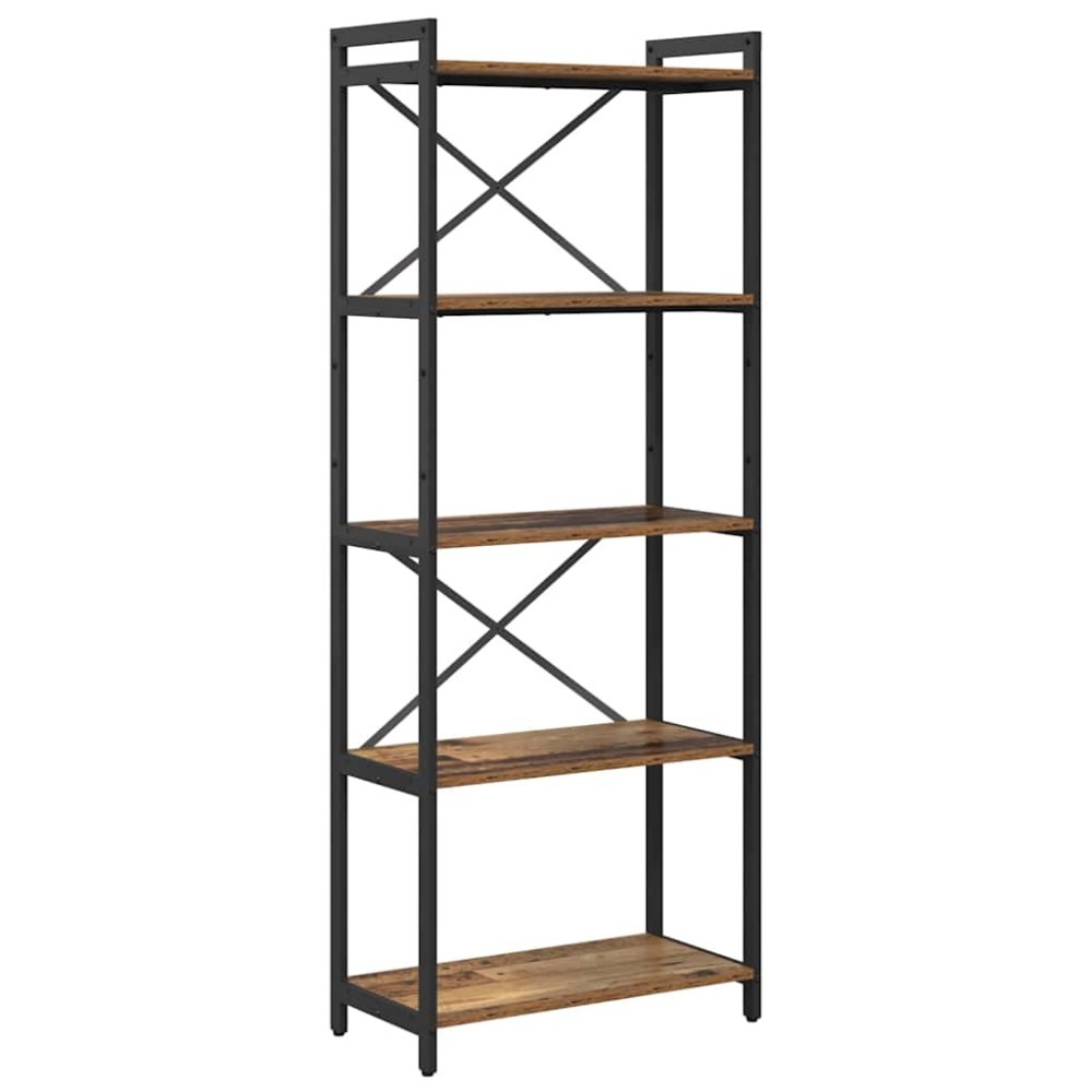 vidaXL Bibliotecă Lemn vechi 60 x 30 x 153 cm Lemn compozit