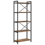 vidaXL Bibliotecă Lemn vechi 60 x 30 x 153 cm Lemn compozit