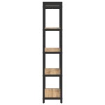 vidaXL Bibliotecă stejar artizanal 60 x 30 x 153 cm Lemn compozit