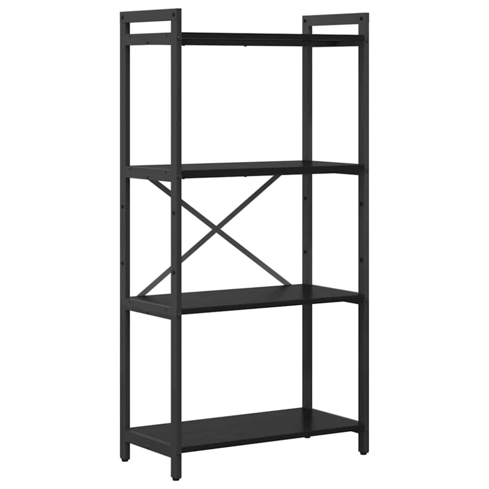 vidaXL Bibliotecă Stejar negru 60 x 30 x 118 cm Lemn compozit