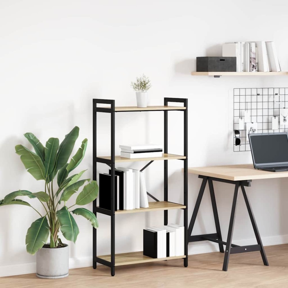 vidaXL Bibliotecă Stejar sonoma 60 x 30 x 118 cm Lemn compozit