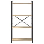vidaXL Bibliotecă Stejar sonoma 60 x 30 x 118 cm Lemn compozit vidaXL Bibliotecă Stejar sonoma 60 x 30 x 118 cm Lemn compozit