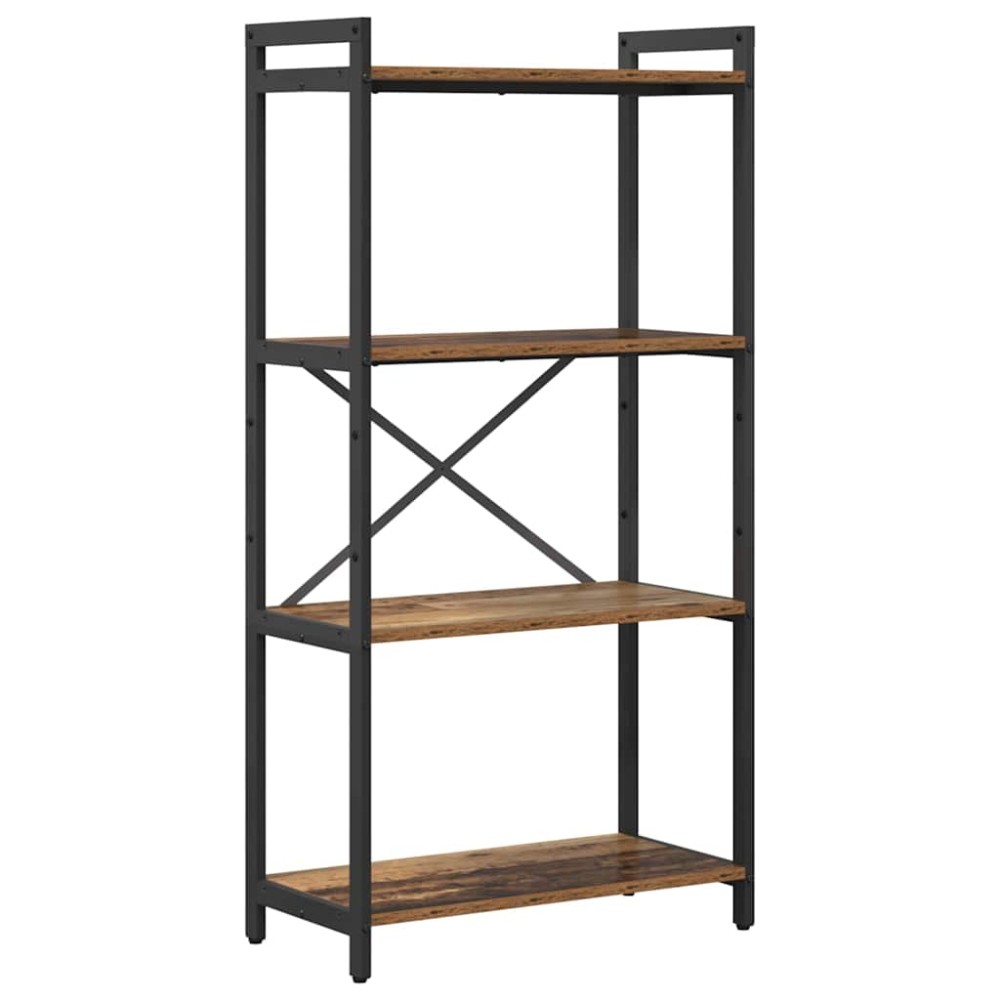 vidaXL Bibliotecă Lemn vechi 60 x 30 x 118 cm Lemn compozit