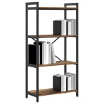 vidaXL Bibliotecă Lemn vechi 60 x 30 x 118 cm Lemn compozit